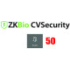 Software di controllo accessi ZKBIO-CVSECURITY per 50 varchi