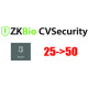 Espande la licenza del software ZKBIO-CVSECURITY da 25 a 50 varchi