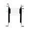 Tornello ad anta ruotante con motore brushless