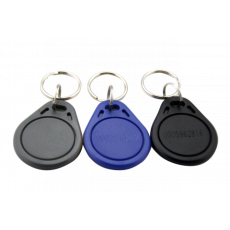 Portachiavi Mifare 1K neri con numero stampigliato